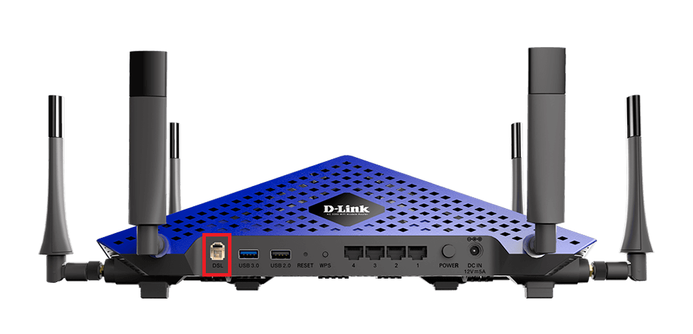 D-Link DSL-4320L DSL Port