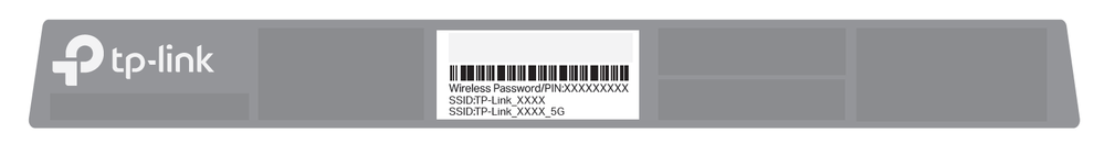 MR600 Barcode sitcker - WiFi details