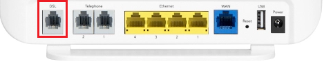 NetComm NF18ACV DSL Port