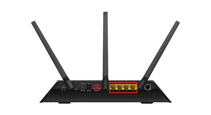 Netgear Nighthawk D7000 LAN Ports